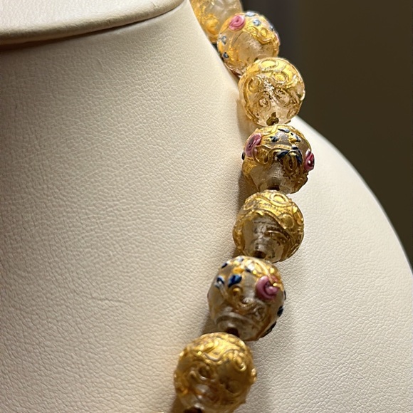 Venetian Glass Pendant Necklace - Picture 6 of 7